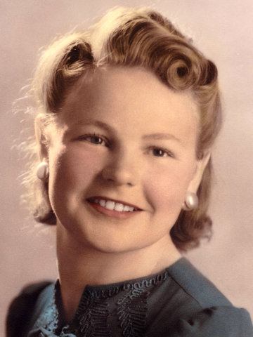 Orvina Black (nee Mellom) as she looked in 1940.